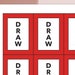 Printable Draw Cards for Board Game, Board Game Pieces Template, Board ...