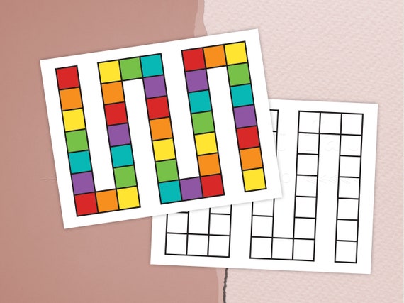 printable board game board game template blank board game etsy denmark