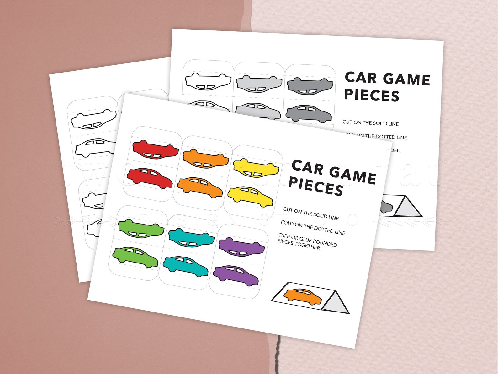 Printable Game Pieces Board Game Pieces Template Board Game Etsy Hong Printable Game Pieces Board Game Pieces Template Board Game Etsy Hong