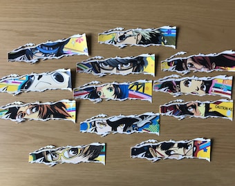 P4 Character Cut-in Stickers - P5 Style