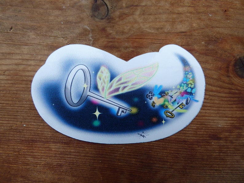 Magical Winged Keys Sticker