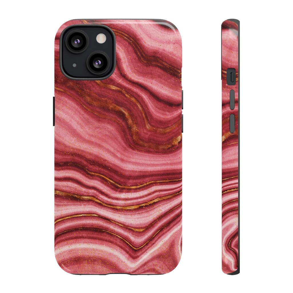 Red Marble N39 Tough Case