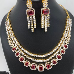 Multi Layer Short Necklace, Pakistani Jewelry, Indian Jewelry, Indian Wedding Jewelry