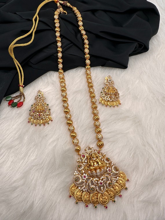Lakshmi mala necklace deals