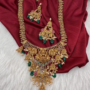 Guttapusulu Temple Jewelry Set , Nakshi Antique Jewelry, Indian Wedding