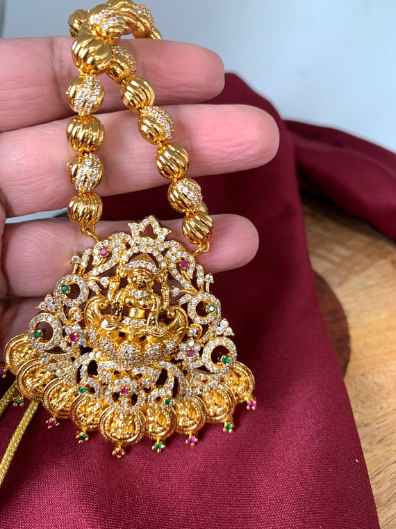 Lakshmi mala necklace deals