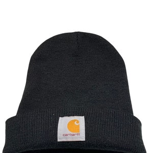 Black Carhartt Beanie - Etsy Australia