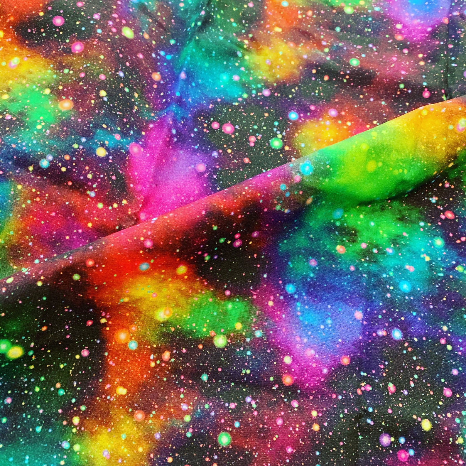 Galaxy Fabric by the Half Metre 100 Cotton Fabric Etsy