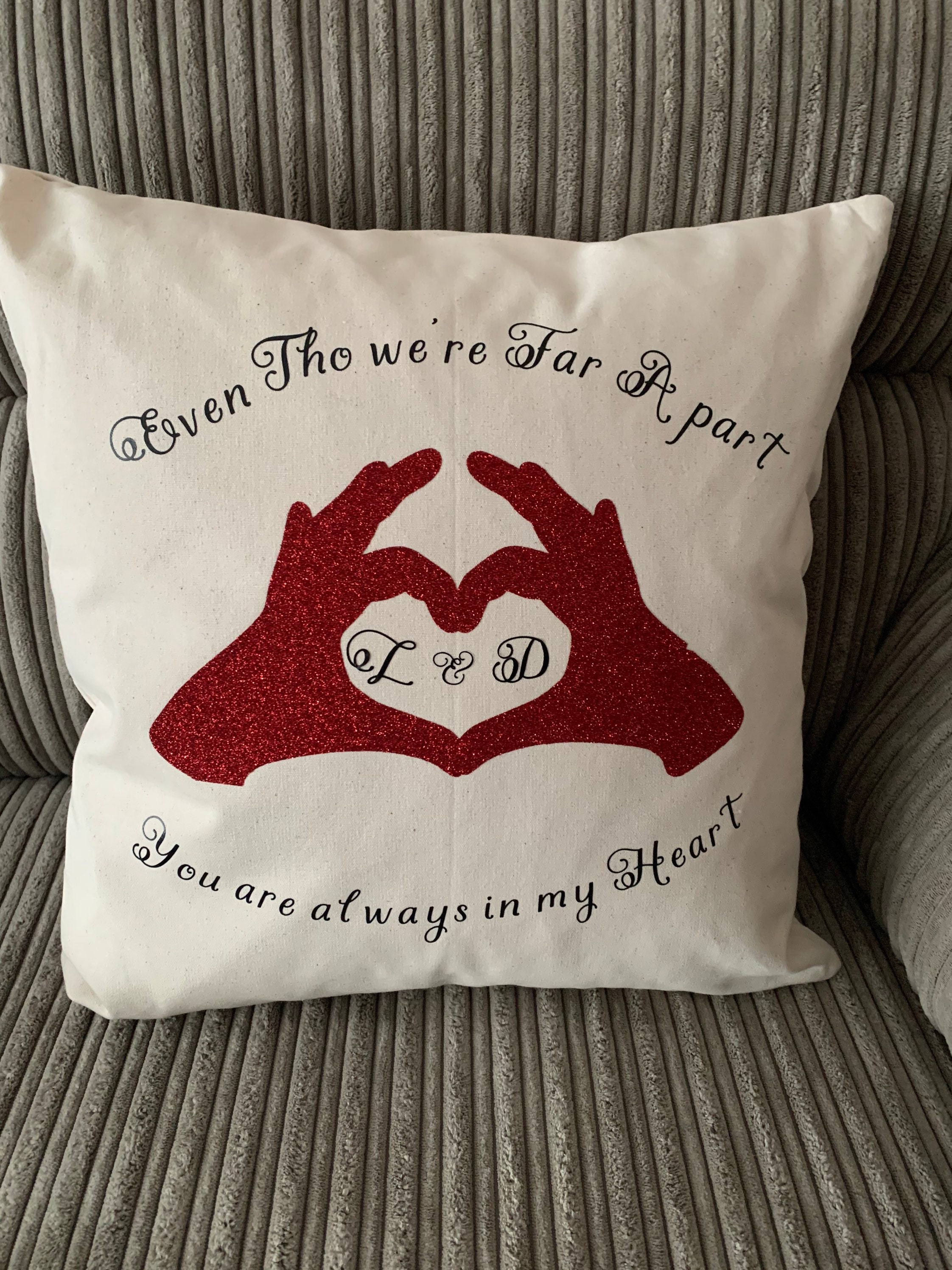 Cojín de amor personalizado cojín del corazón cojín rojo Etsy