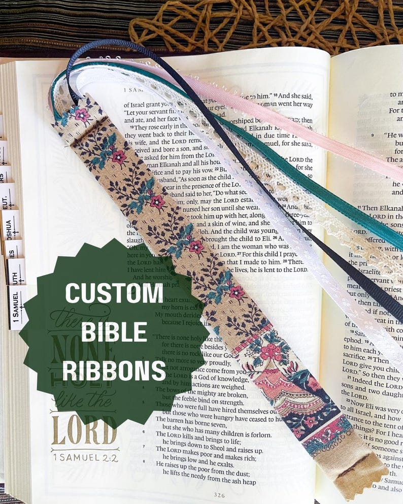 Bable Ribbon CUSTOM Bible Ribbons - Tassel Bookmarks in Assorted Colors, Quantities ...