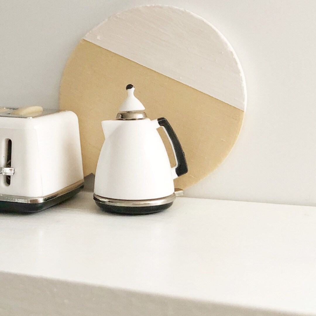 White Kettle for Miniature Modern Dolls House 1/12 112 Scale Etsy