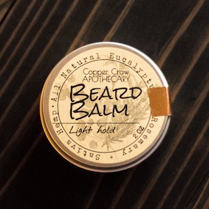 Beard Balm: Eucalyptus Rosemary Light Hold