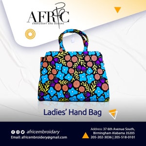 African Elegance: Handcrafted Ladies Handbag with Cultural Flair