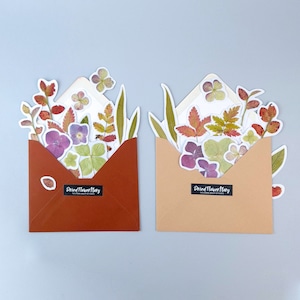 Pack d’autocollants d’automne avec plantes pressées, 15pcs, autocollants botaniques d’automne avec herbes séchées, scrapbooking décalcomanies d’herbier, hortensia rose