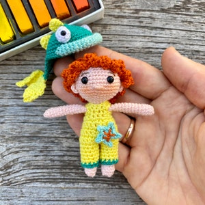 Little crochet fish boy