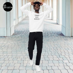SOL&#39;S Times New Roman Organic Raglan Sweatshirt | Street Fashion Style | Men