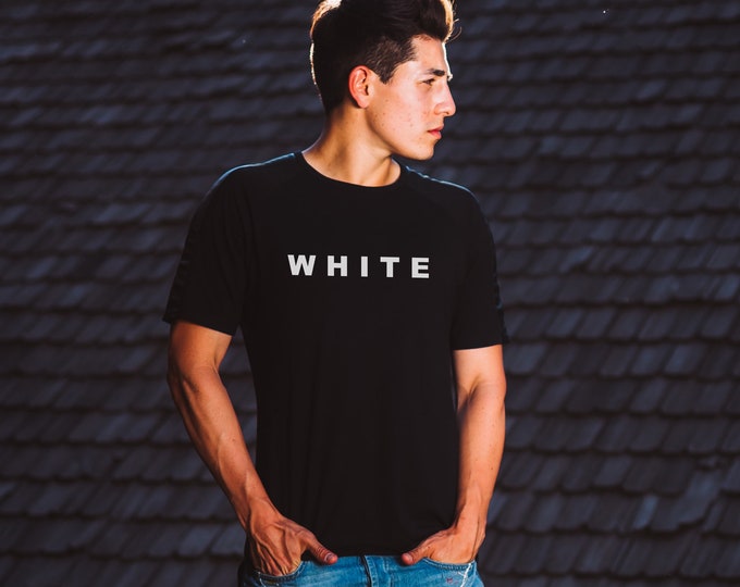 Black & White Chequered Flag Men’s Short Sleeve Tee – Sustainable & Eco-Friendly main image 1