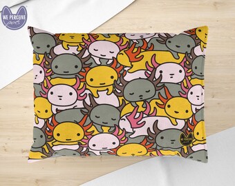 Super Soft Fleece Pet Bed with Cutest Axolotl Illustration | Dog or Cat