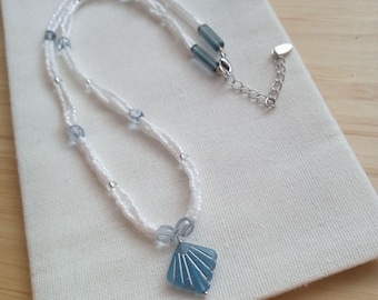 Beach Theme Necklace, Layering Necklace, Something Blue Wedding, Bridesmaid Gift, Gift for Her, BN003