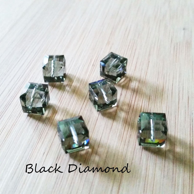 8mm 5601 Swarovski Crystal Cube Beads 2 Pieces Choose Your Etsy