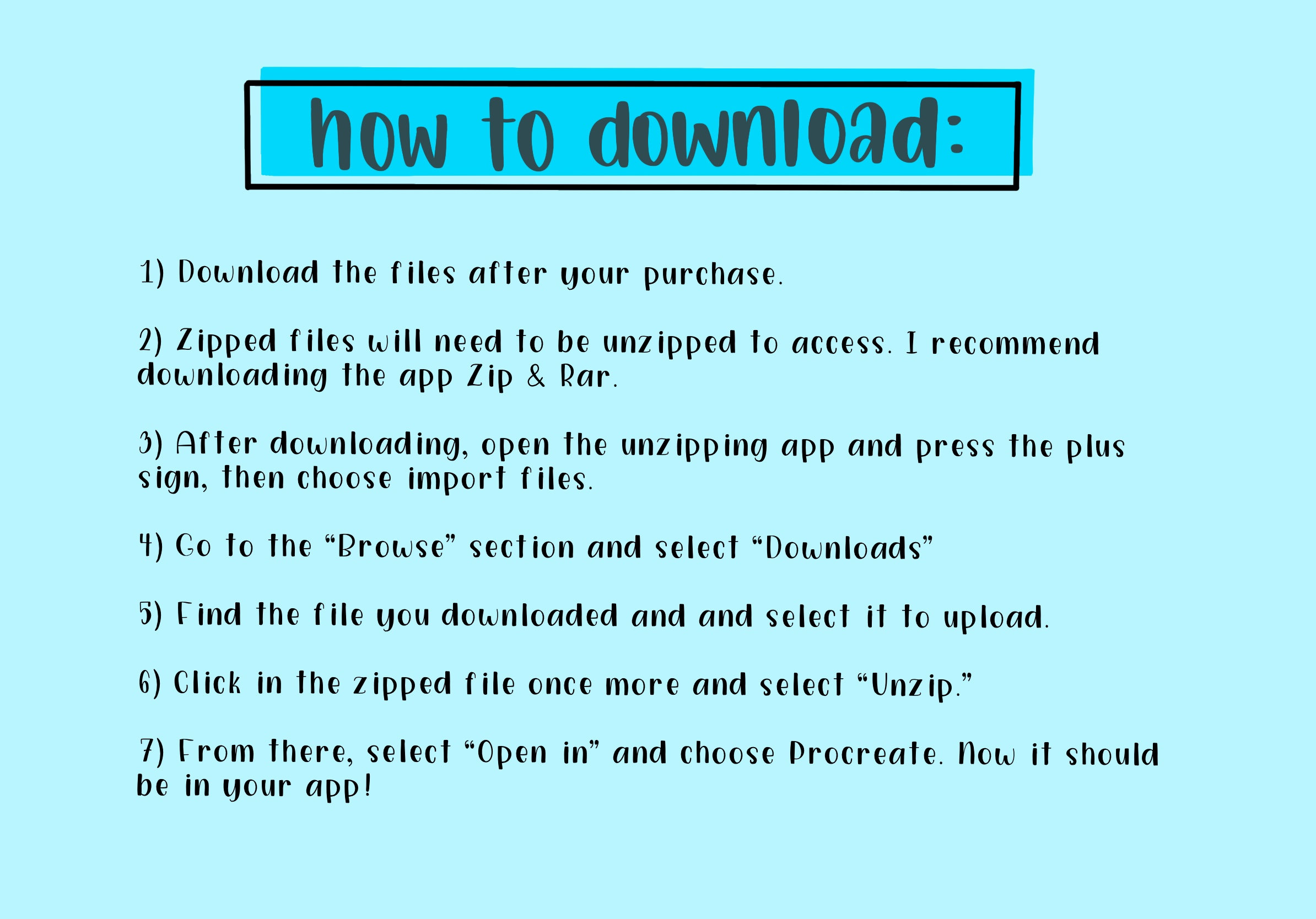 Honey Procreate Lettering Brush Instant Download Etsy