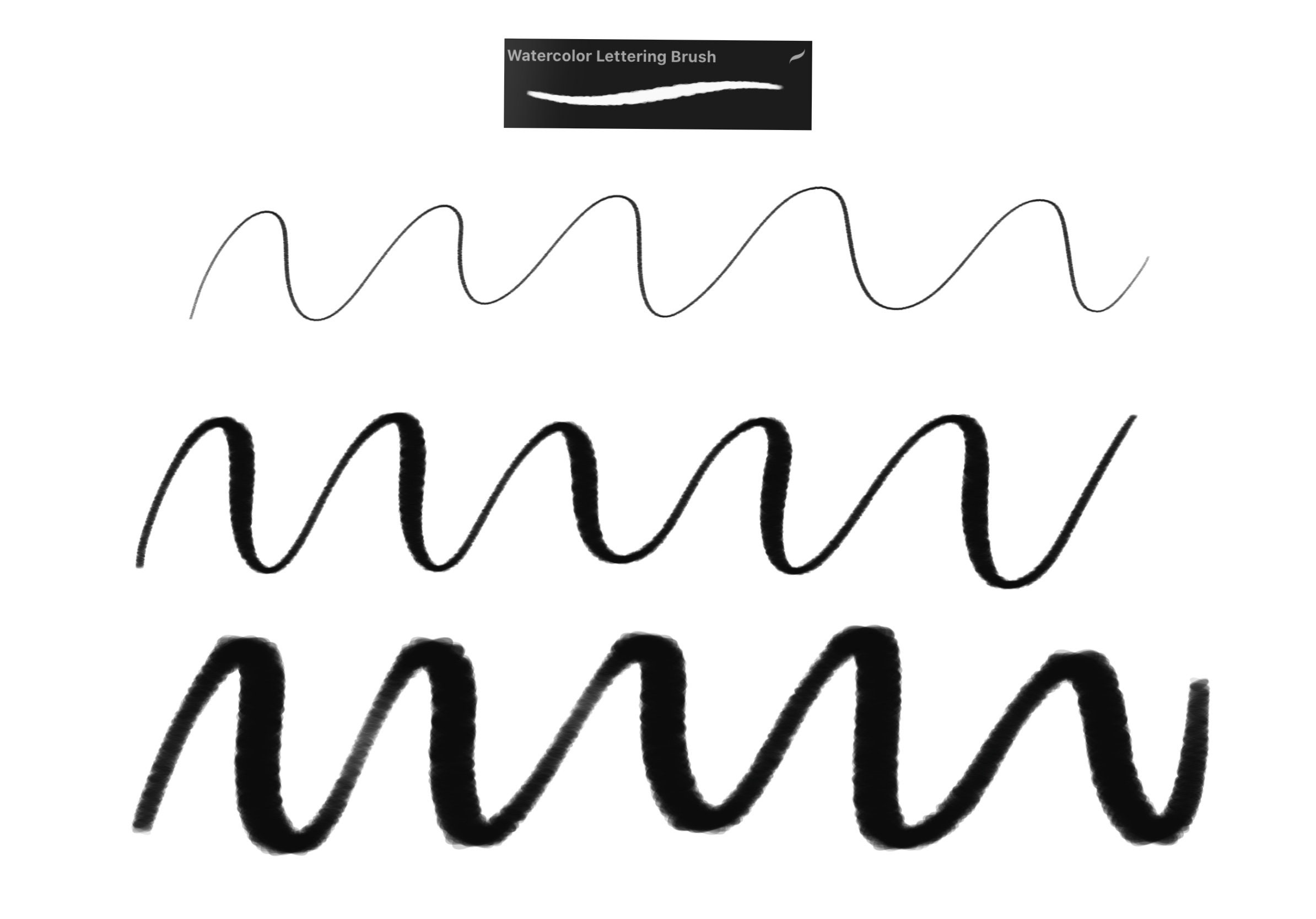 Rough Edge Procreate Lettering Brush Instant Download Etsy