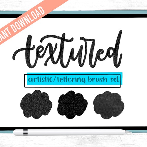 Honey Procreate Lettering Brush Instant Download Etsy