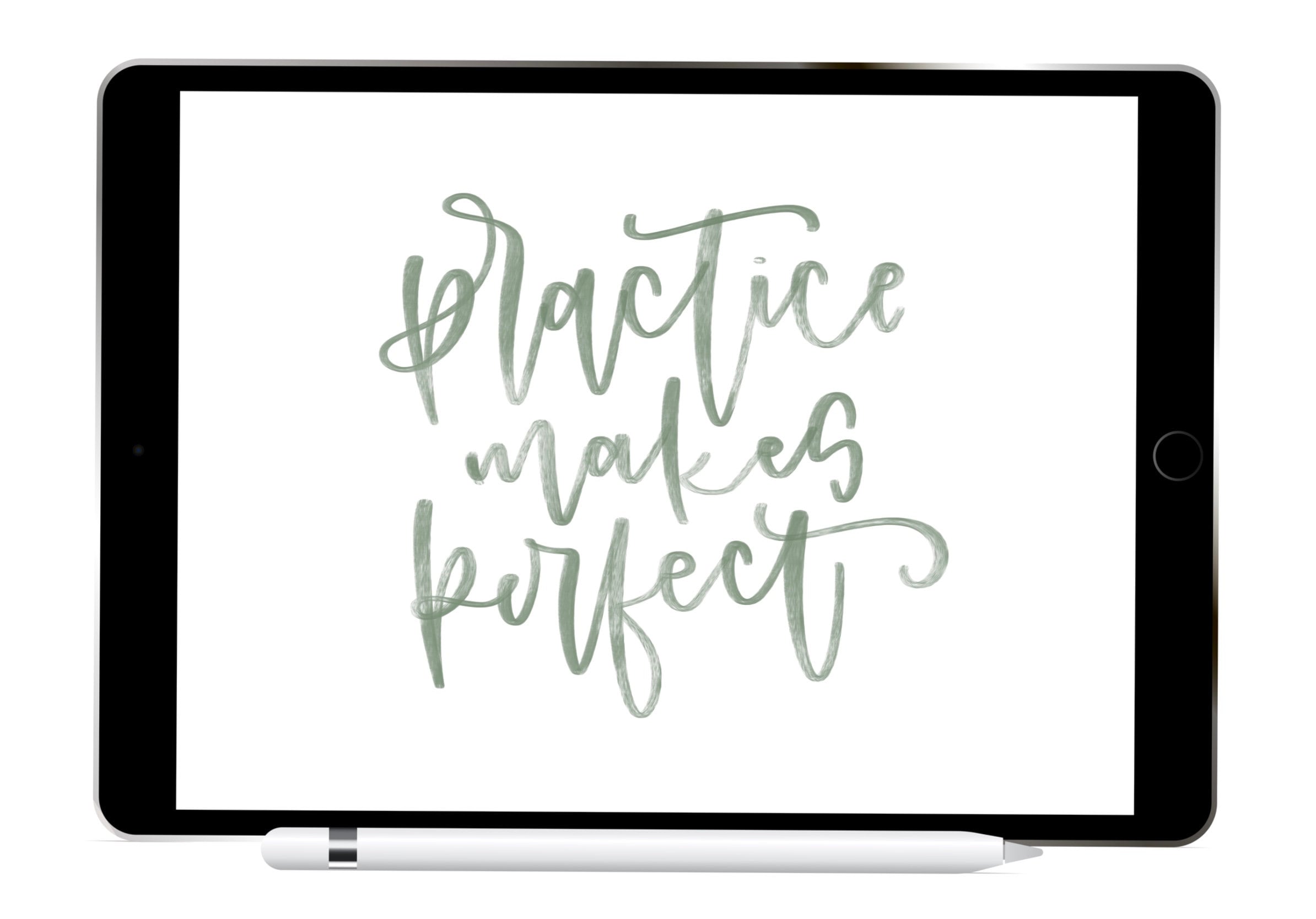 Smooth Procreate Lettering Brush Instant Download Digital | Etsy