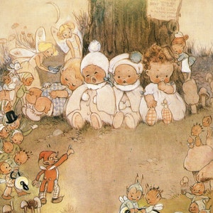 Lámina vintage de Mabel Lucie Attwell &quot;Peter Pan&quot; – Decoración para habitación infantil