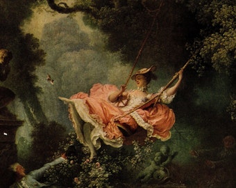 フラゴナール「ブランコ」 幸福の幻が揺れる －フラゴナールの絵画『ぶらんこ』の美しさ｜ミック