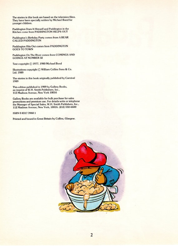 Vintage Paddington Bear Print: Children's Nursery Art - Etsy Canada