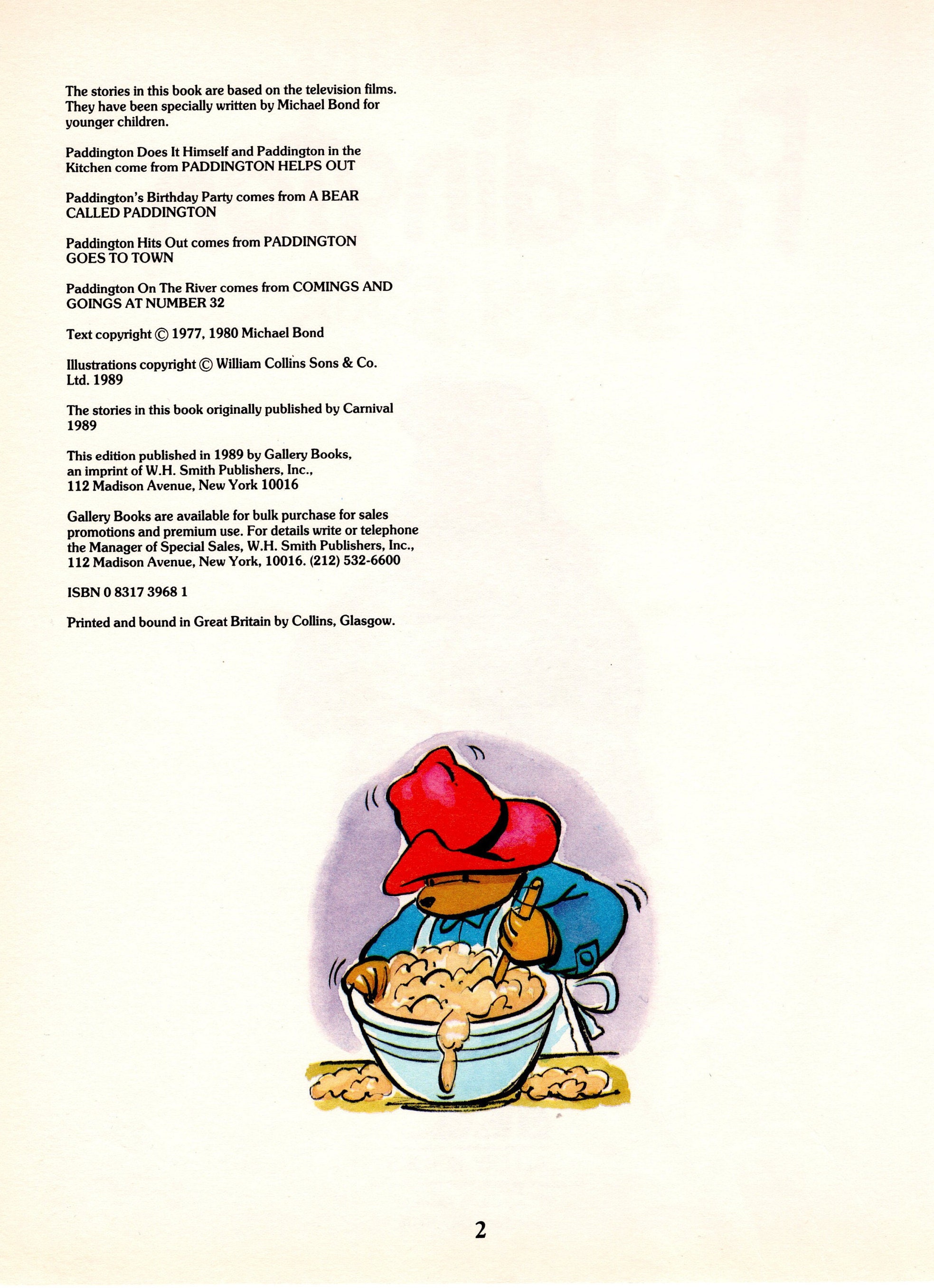 Vintage Paddington Bear Print: 1989 Children's Book Art - Etsy