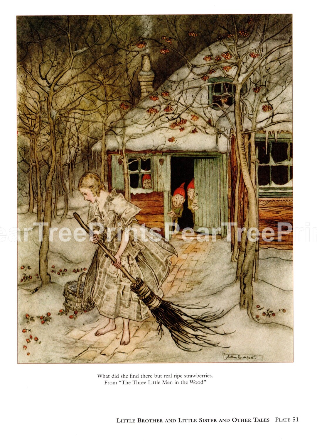 Arthur Rackham Large Original Vintage 2-sided Print - the Romance of ...