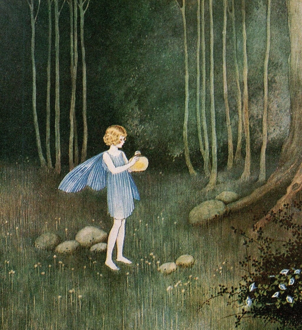 Ida Rentoul Outhwaite Fairy Print – Vintage Nursery Art - Etsy