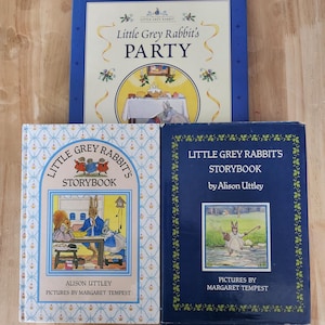 Vintage Alison Uttley &quot;Little Grey Rabbits&quot; books x3 - Delightful Animal Stories - Gift for Children