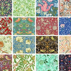 WILLIAM MORRIS Papierservietten / Servietten x16 - für Decoupage, Scrapbooking, Kartengestaltung, Mixed Media, Collage, Papierhandwerk, Altered Art
