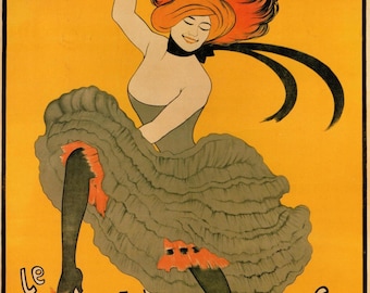 Art Nouveau Poster - Folies Bergere Poster - Cabaret Poster