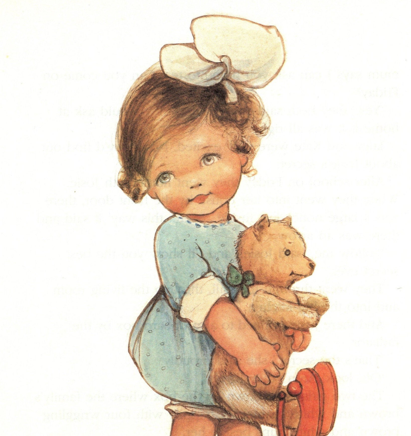 1994 Mabel Lucie Attwell Original Vintage Print – Cute Children – Nursery Art – Baby Shower – Unique Gift (29)