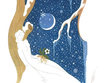 Erté Art Deco Print: Ilustracja mody lat 20. XX wieku