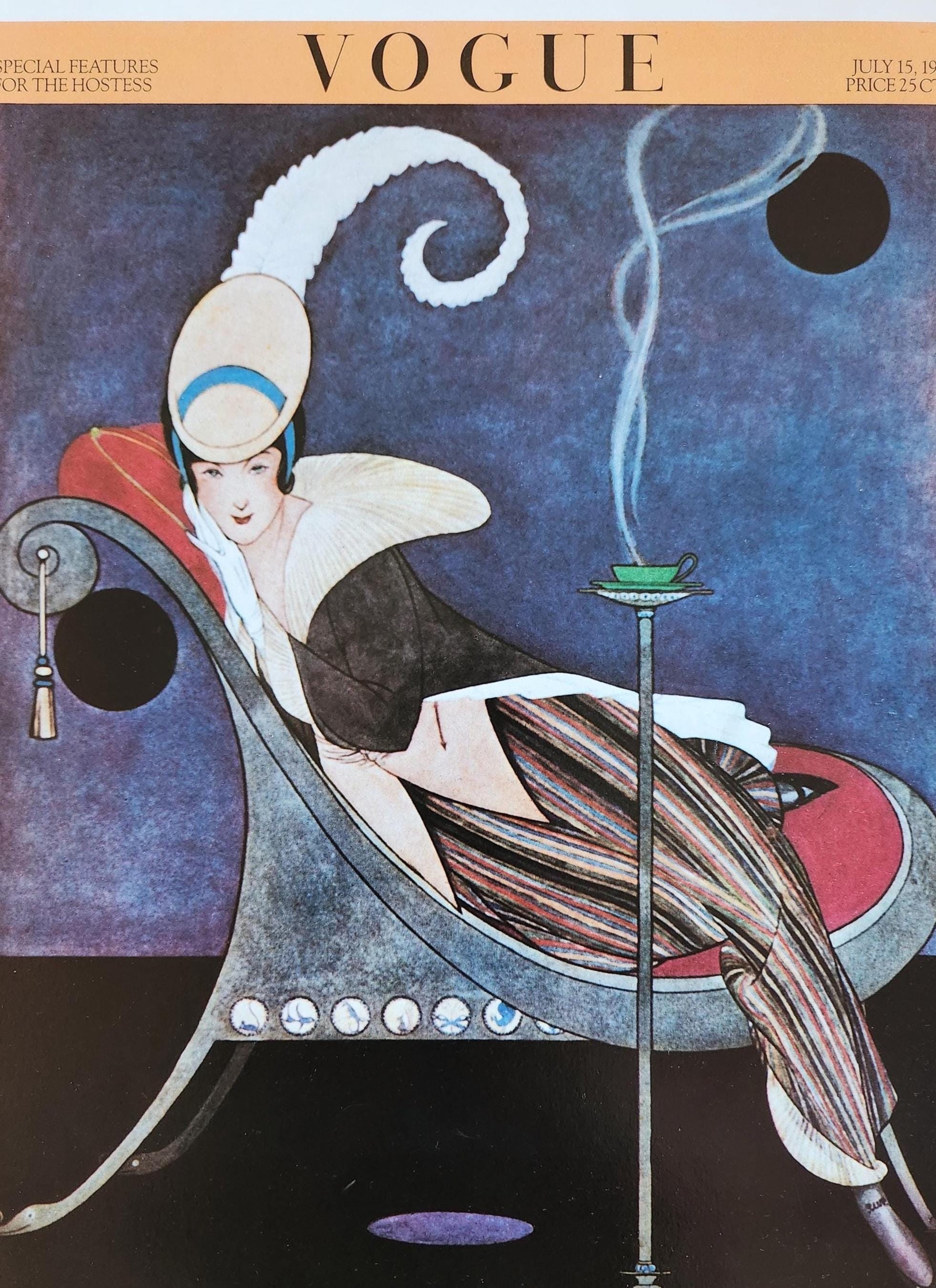 Vogue Cover 1914 Poster – Large Fashion Wall Art - Etsy Israel