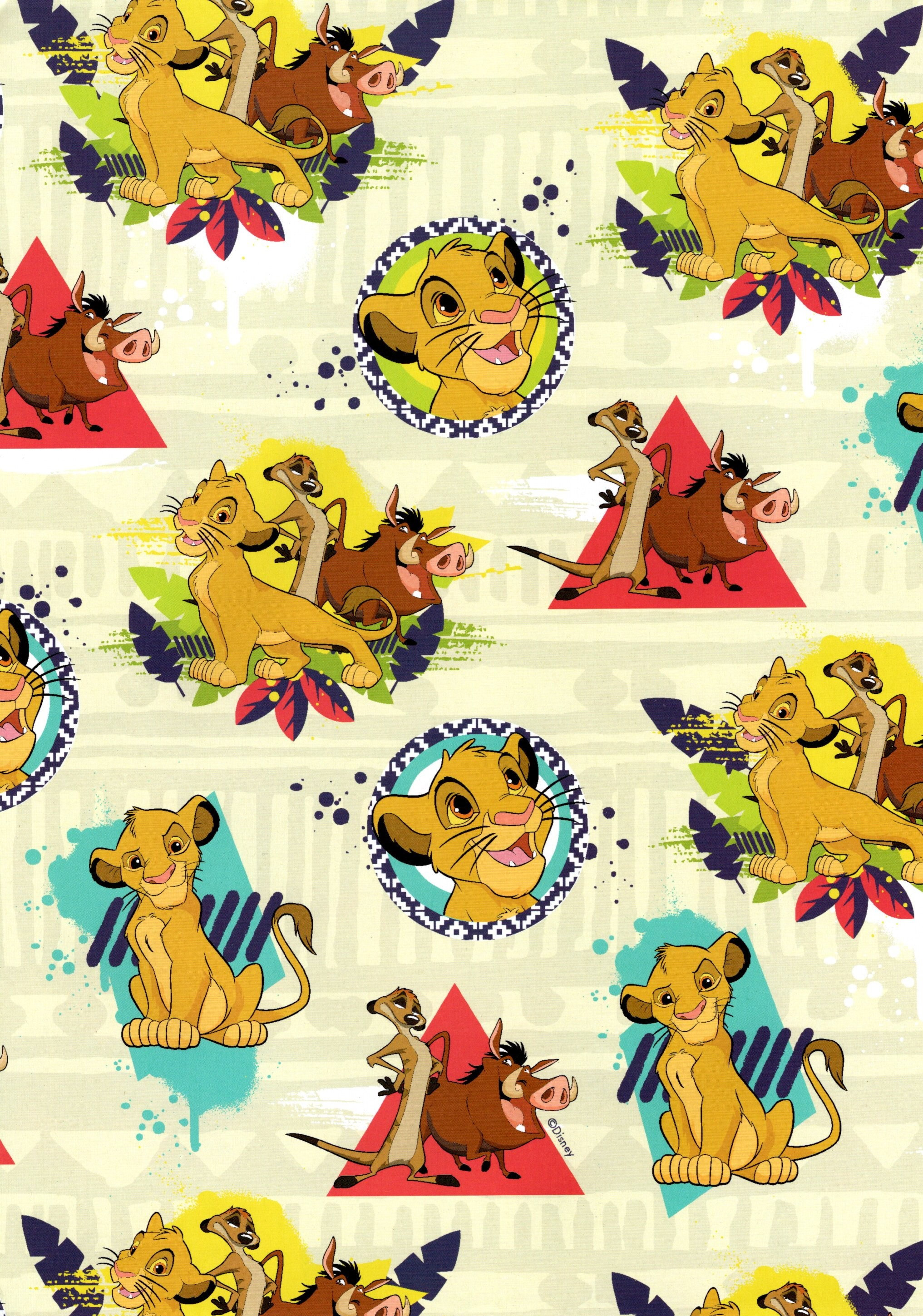 Lion king wrapping paper discount