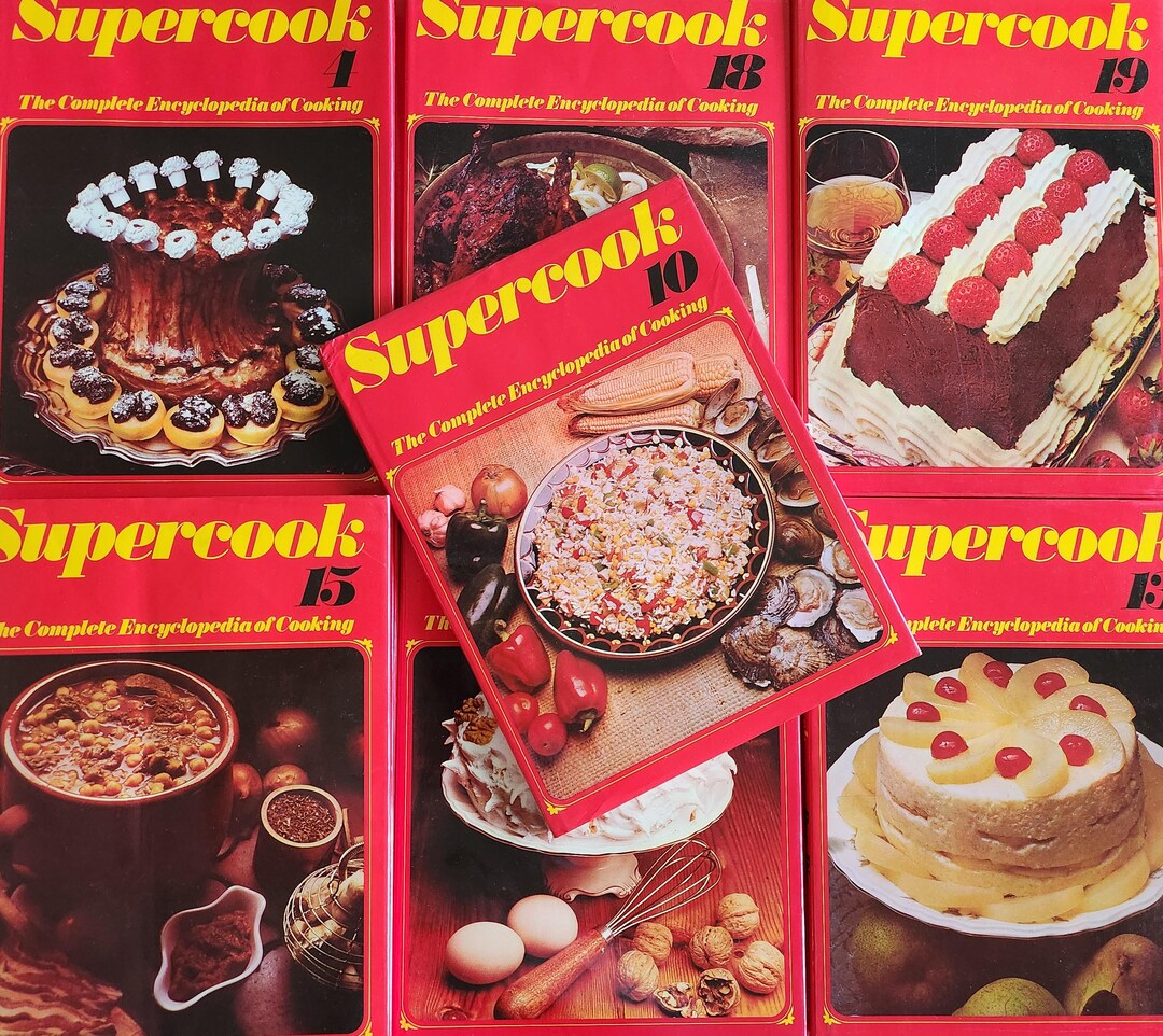 1974 Supercook Complete Encyclopedia of Cooking, Volumes 2-22 - Etsy