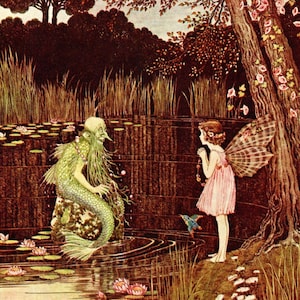 Vintage Fairy Print: Ida Rentoul Outhwaite Illustration