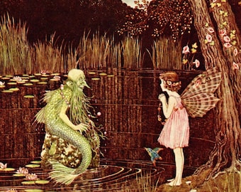 Vintage Fairy Print: Ida Rentoul Outhwaite Illustration - Etsy