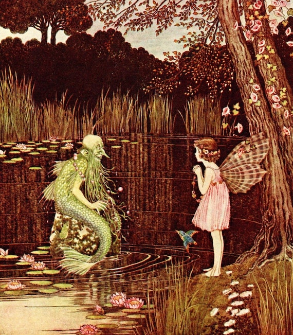 Vintage Fairy Print: Ida Rentoul Outhwaite Illustration - Etsy