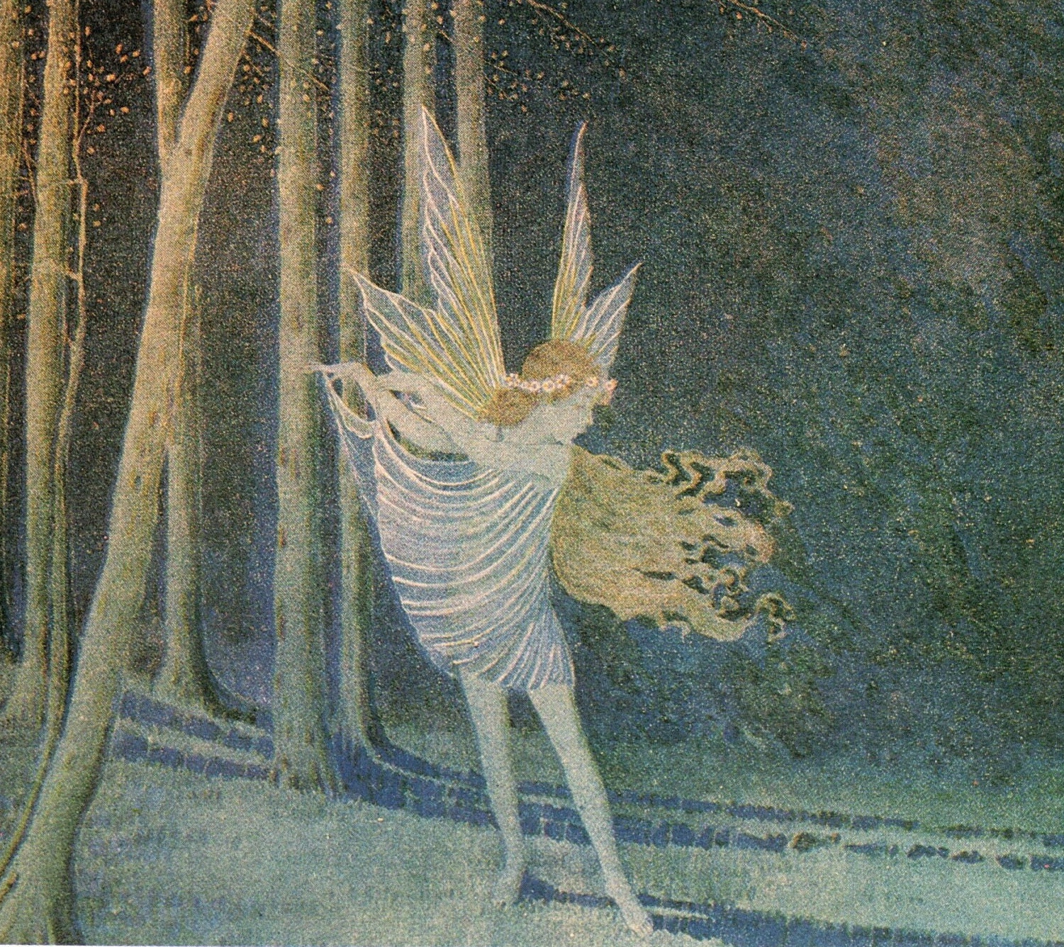 Vintage Fairy Print: Ida Rentoul Outhwaite, the Road to