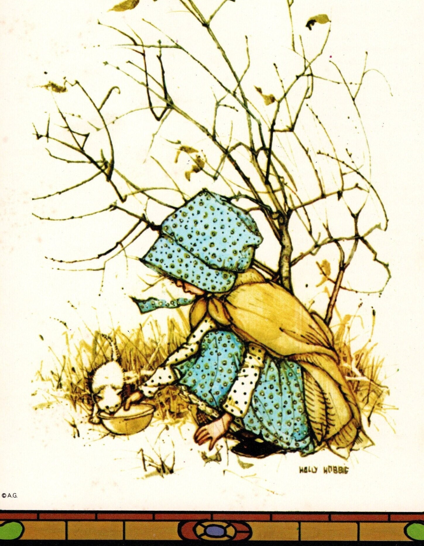 Holly Hobbie 1975 Vintage Print: Nostalgic Children's Wall Art - Etsy