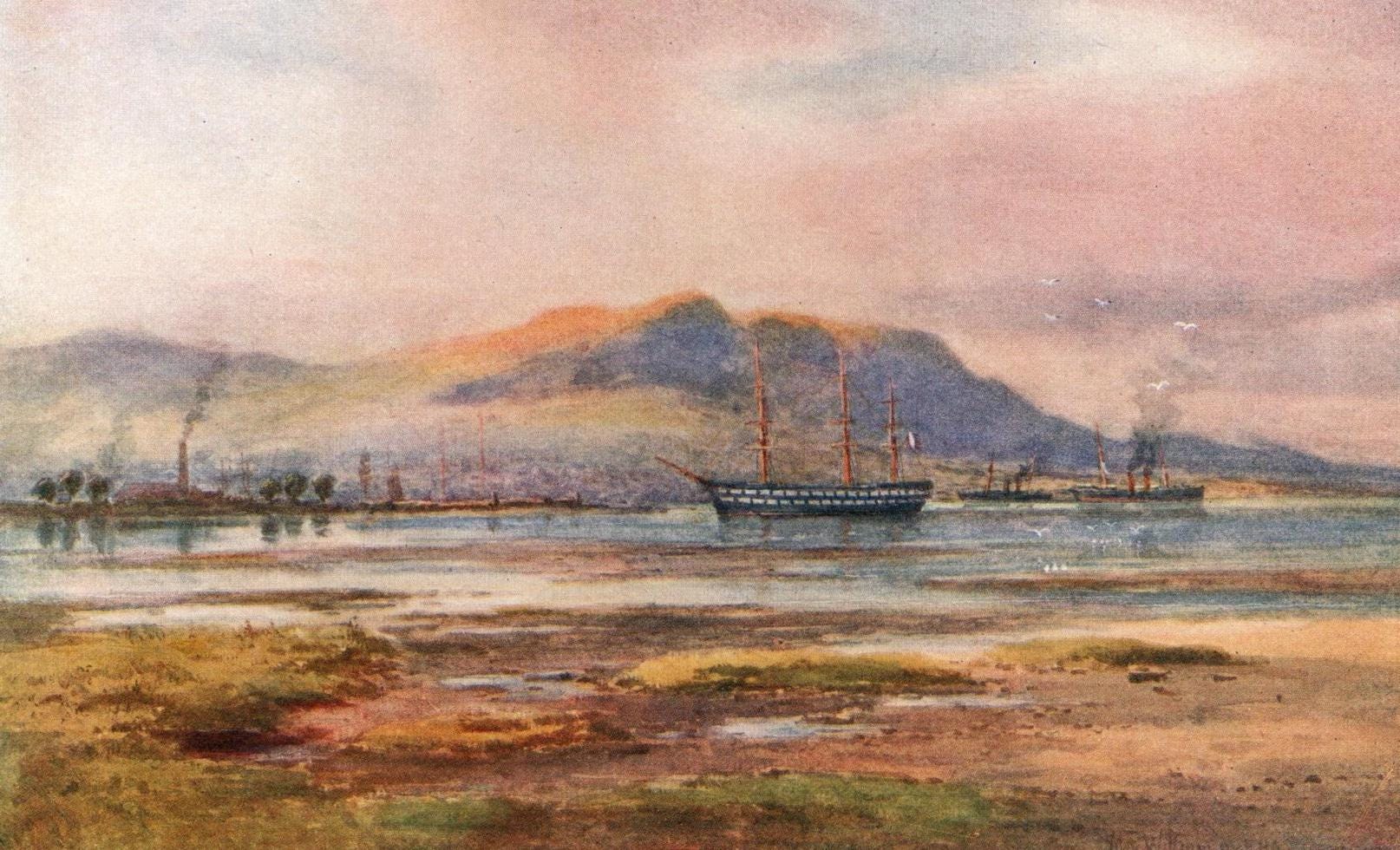 1911年 ケイブ・ヒル ベルファスト 版画：アレクサンダー