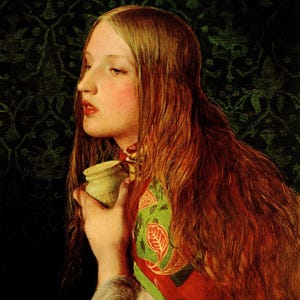 FREDERICK SANDYS Oryginalny wydruk książki vintage „Maria Magdalena” – obraz prerafaelitów – wyjątkowy prezent