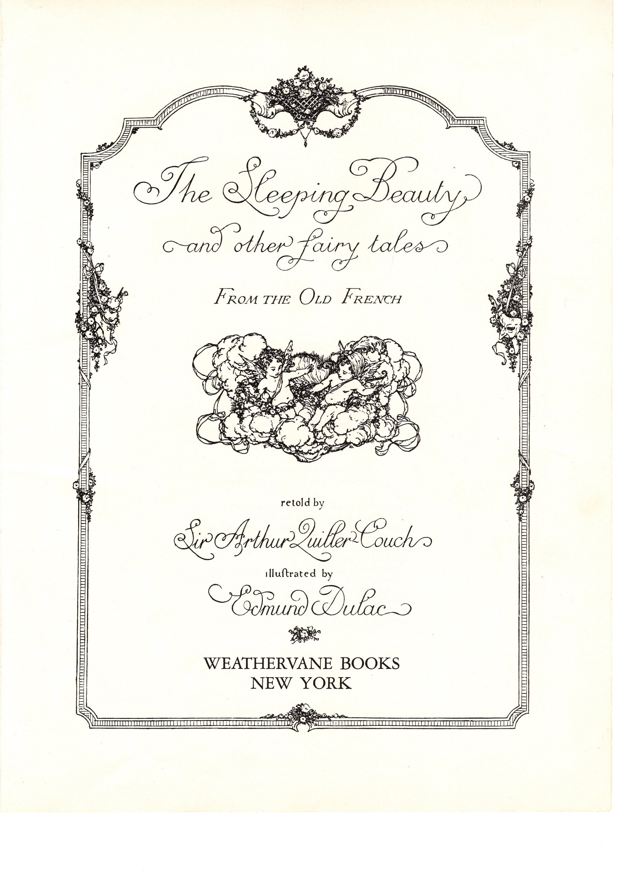 1978 Edmund Dulac Original 2sided Print Beauty and the Etsy UK